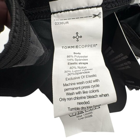 Tommie Copper Adjustable Compression Knee Sleeves Black 2XL 2-Pack NEW - Picture 3 of 9